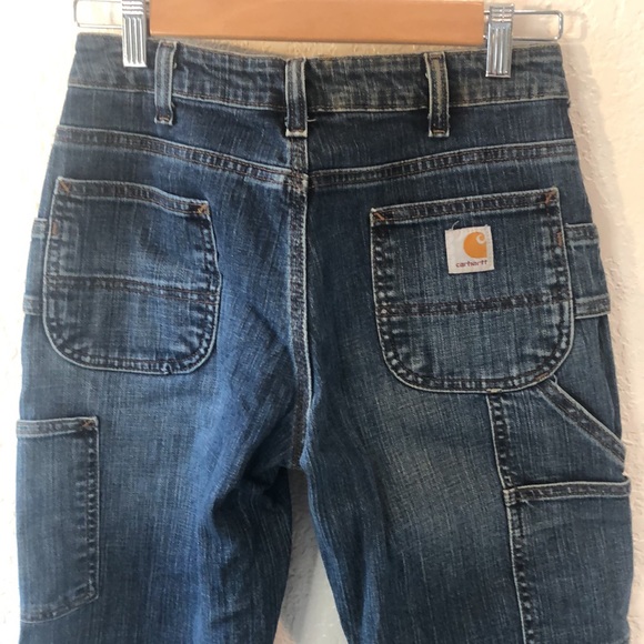 Carhartt Slim Straight Womens 4 Denim Jeans - Picture 8 of 12
